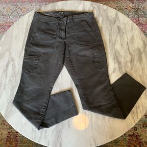 LOFT curvy super skinny cargo pants
